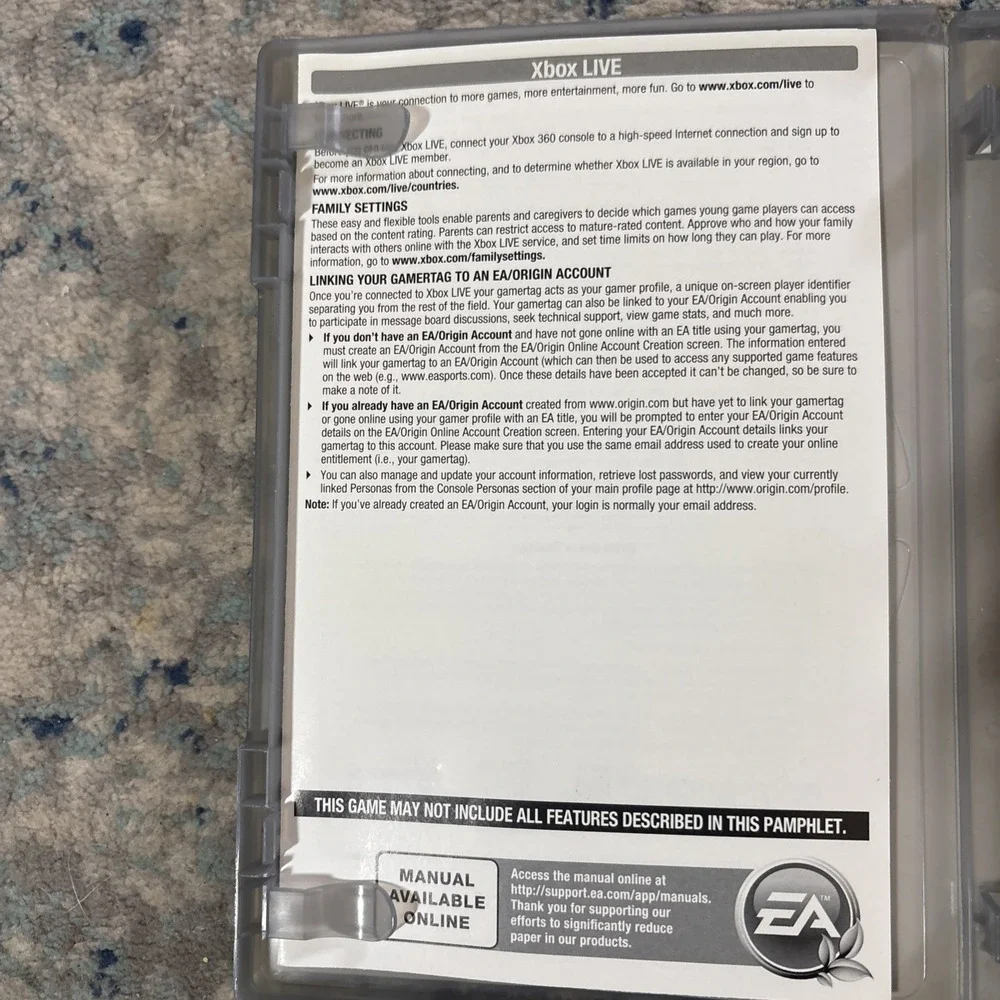 EA Skate 3 Platinum Hits Xbox 360 Multiplayer Online +Bonus Game Toy Soldiers WC